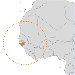 mappa guinea bissau